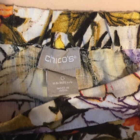 Chicos faux wrap skirt. Beautiful fall colors. - Picture 2 of 6